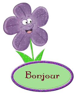 Gif animé bonjour